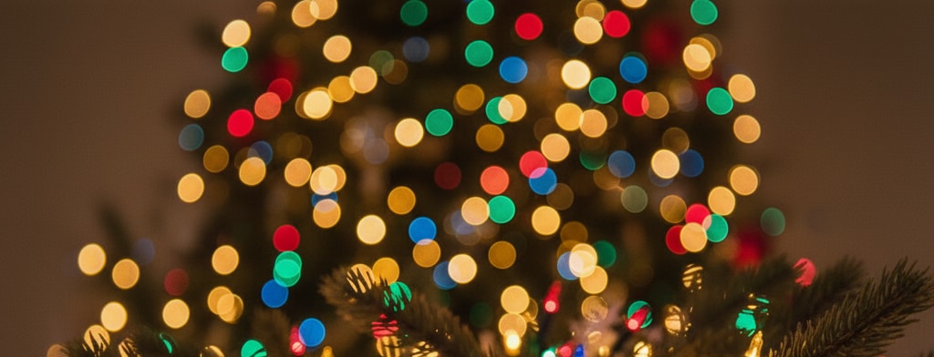 bokeh christmas lights Denver